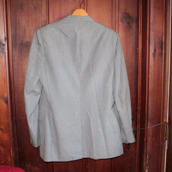 Pierre Balmain customed tailored wool suit jacket and pants set